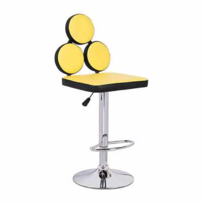 Ghế đảo bếp bọc da lưng cao chân trụ nâng hạ: SG - B254 - $hienthicat